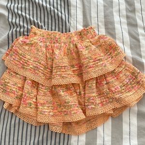 AERIE orange floral skirt!